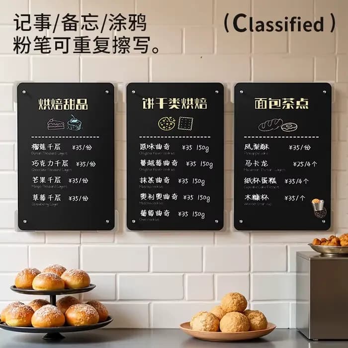 Tableau blanc magnétique de bureau de grande taille, panneau de fer écrit à la main, café, tableau d'affichage sur pied
