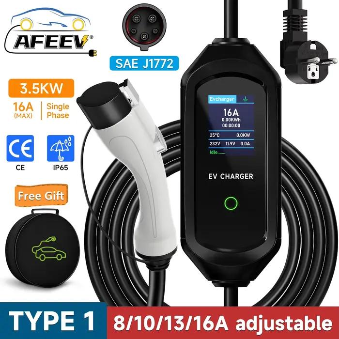 Chargeur de Voiture Électrique Portable