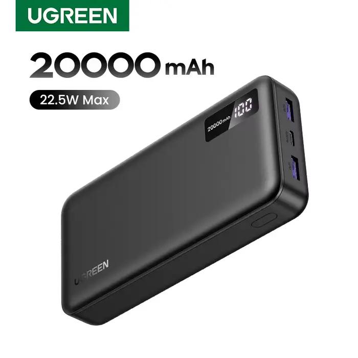 UGREEN 20000mAh PD 20W batterie externe Charge rapide Portable PowerBank pour iPhone 17 16 15 Pro Max Xiaomi téléphone