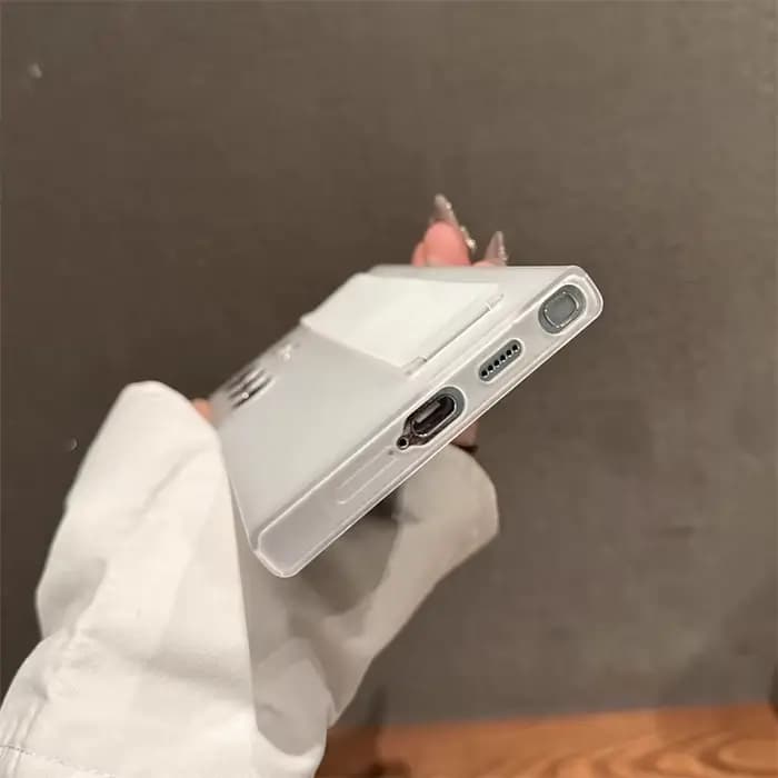 Coque antichoc de luxe ultra-fine en silicone mat élastique avec dragonne pour Samsung S25 Edge S24 S23 Ultra Plus