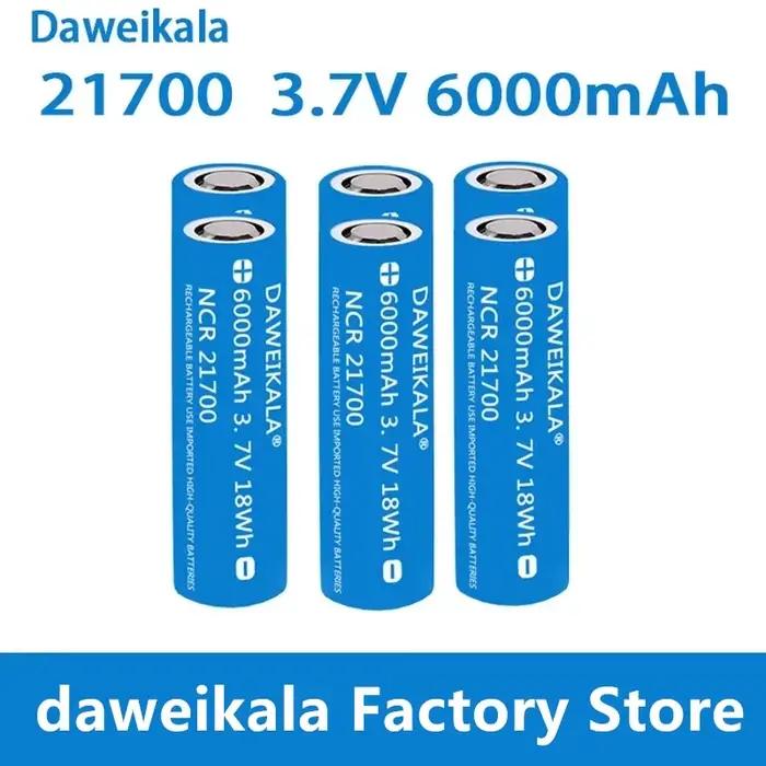 Batterie Li-ion grande capacité 21700 3.7V 6000mAh