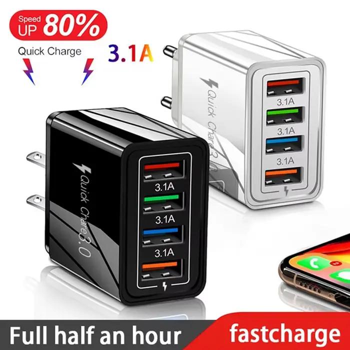 Chargeur USB rapide 3.0 avec prise EU/US