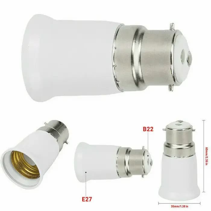 Adaptateur d'ampoule B22 à E27