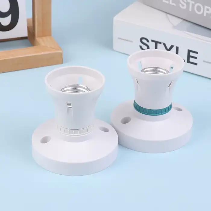 Tête de lampe de plafond à vis E27 haute puissance, support de lampe LED, douille de Base d'éclairage Led de bureau, support de lampe rond résistant à la chaleur pour la maison