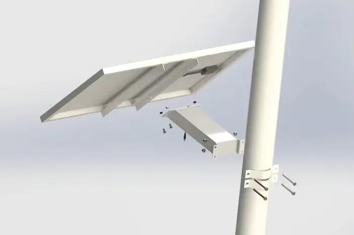 Kit de montage sur panneau solaire pour caméras intelligentes à capacité de fonctionnement