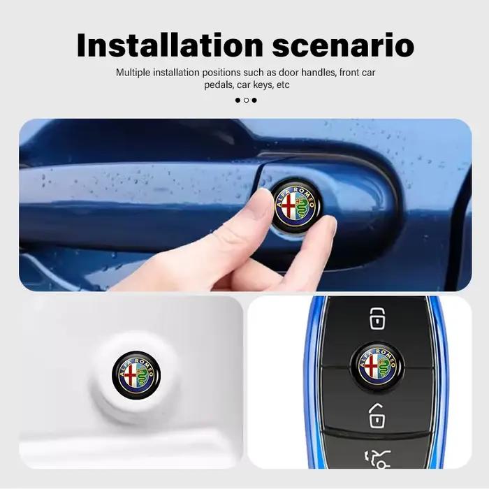 Autocollants pour clé télécommande de voiture Alfa Romeo