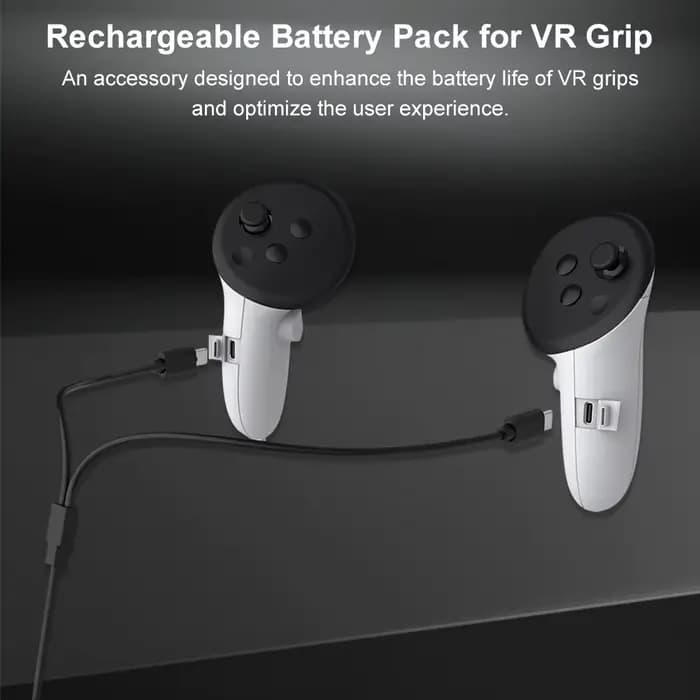 Pack de batteries rechargeables pour Meta Quest 3S 3, couvercle de batterie avec contact de charge, accessoires VR pour Quest 3S/3