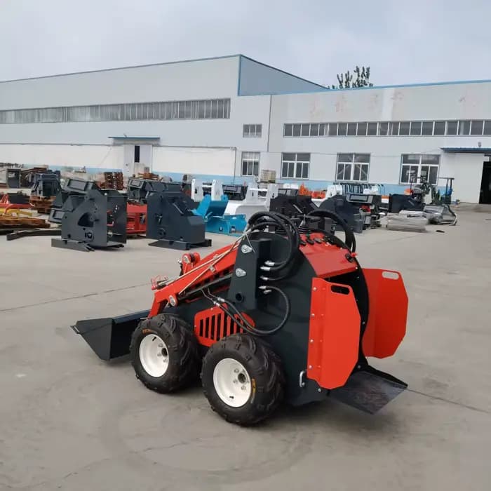 Petite chargeuse compacte forestière 600 kg petite chargeuse avec seau chargeuse compacte hydraulique