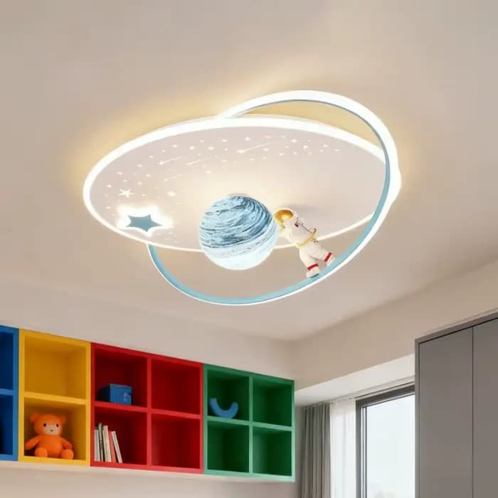 Dessin animé enfants plafonnier moderne LED Lustre enfants chambre lumière décoration de la maison fille garçon chambre Lustre luminaire