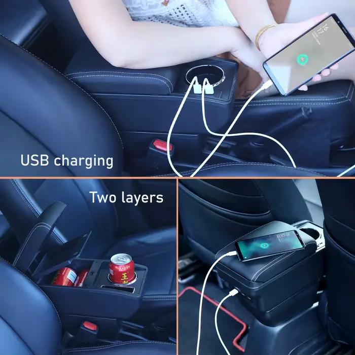 Boîte d'accoudoir pour Citroën C3, boîte de rangement pour Citroën C3 C4, pièces de rechange dédiées pour l'intérieur, accessoires de voiture