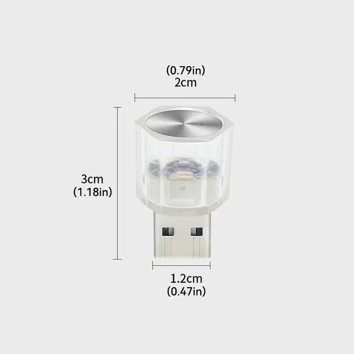 Voiture USB intérieur lumière ambiante LED atmosphère décorations lumières Auto lampe de lecture coloré lampe décorative accessoires
