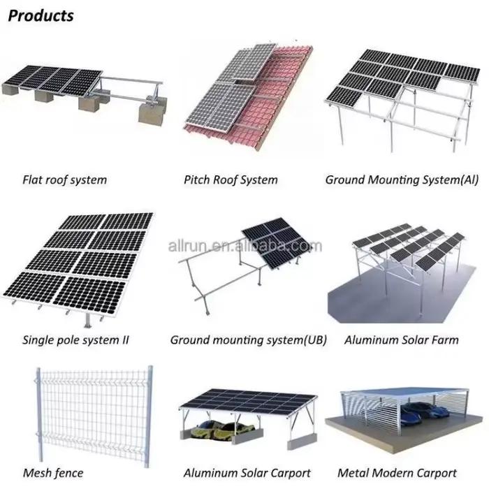 Système d'énergie solaire hybride résidentiel 8kW-20kW