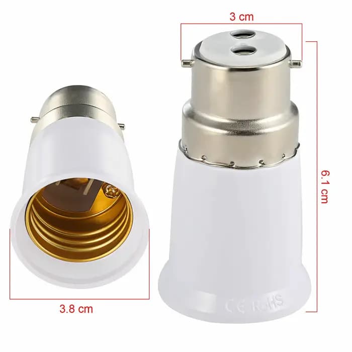 Adaptateur d'ampoule B22 à E27