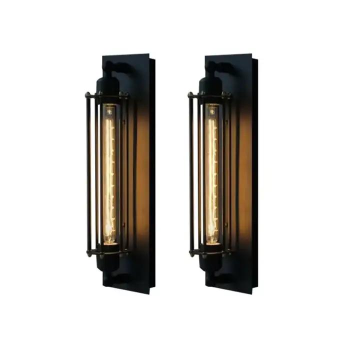 Lampe murale en fer de style industriel rétro, pour couloir, escalier, restaurant, loft, chambre à coucher, lampe de chevet, décoration de la maison, éclairage LED intérieur