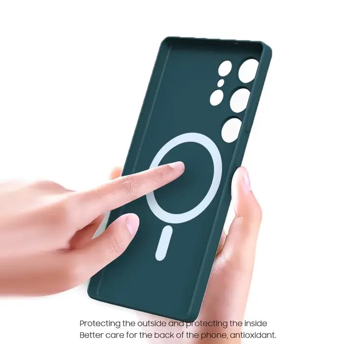 Pour Samsung Galaxy S25 S24 S23 S22 S21 S26 Plus S20 FE Ultra 5G S26Ultra Étui magnétique antichoc Coque de protection arrière Funda
