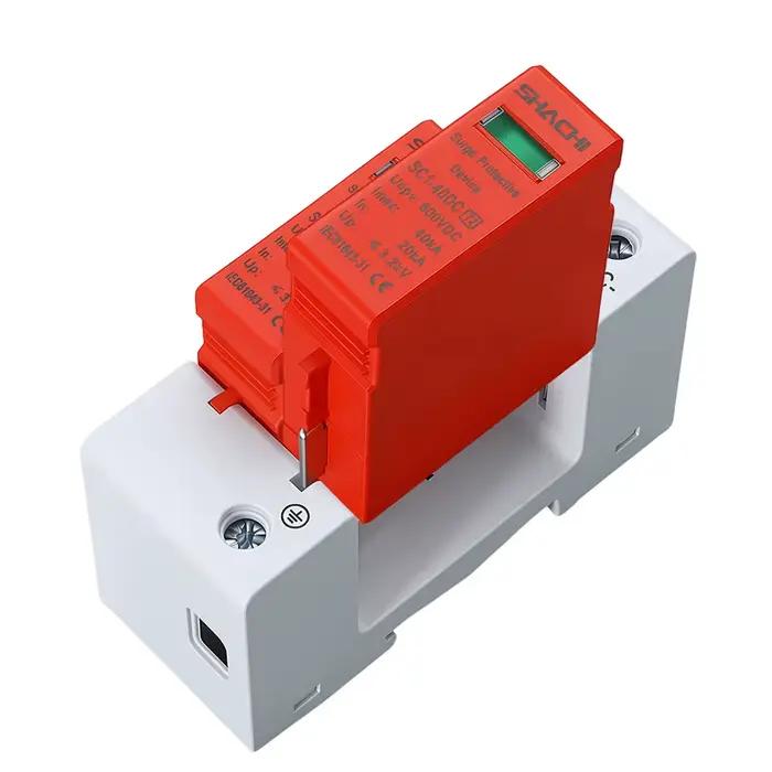 Parafoudre DC 2P 20KA 40KA pour systèmes solaires photovoltaïques