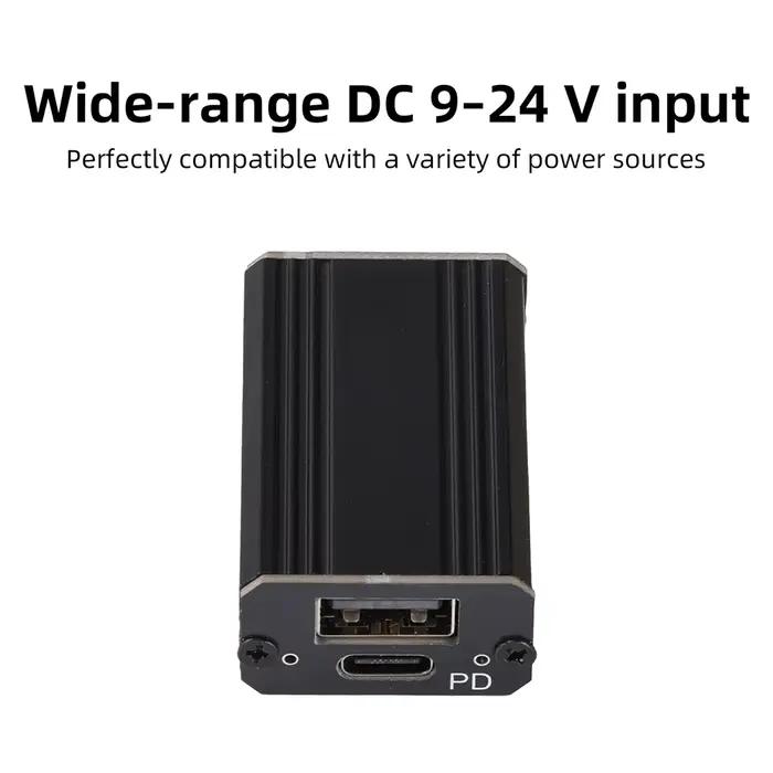 Module de charge rapide haute puissance PD 100W, chargeur de voiture de type Buck DC 9V-24V avec condensateur à semi-conducteurs pour PC ou appareil haute puissance