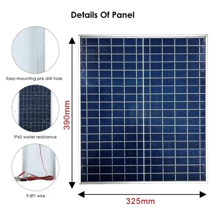Kit de panneau solaire portable pour la maison