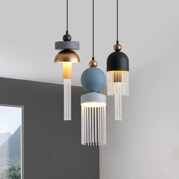 Lampe Suspendue au Design poumons Masiero Nappe Sonaron, Luminaire Scandinave Idéal pour un Restaurant, un Bar ou une Cuisine