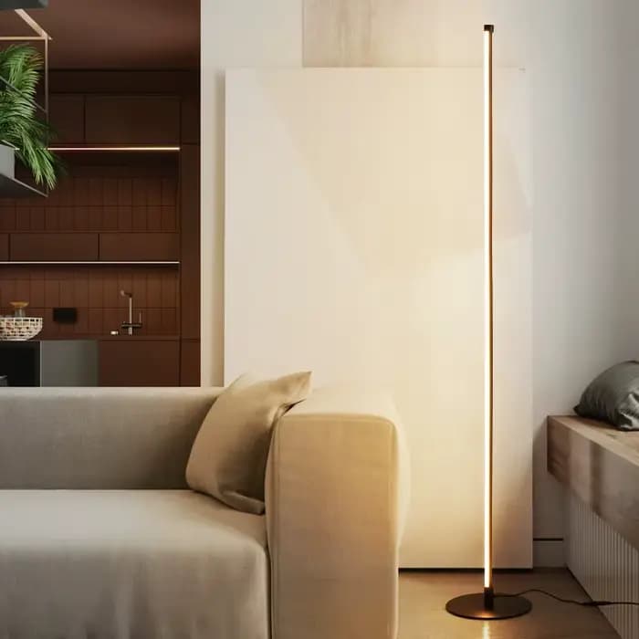 Décor à la maison support sol Led Simple lampadaires télécommande gradation lampes sur pied pour chambre coin lampadaire salon