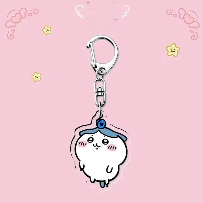Porte-clés en acrylique jiyi, série Magic Is Coming, mignon, Hachiware Usagi, dessin animé, pendentif mignon, cadeau pour enfants