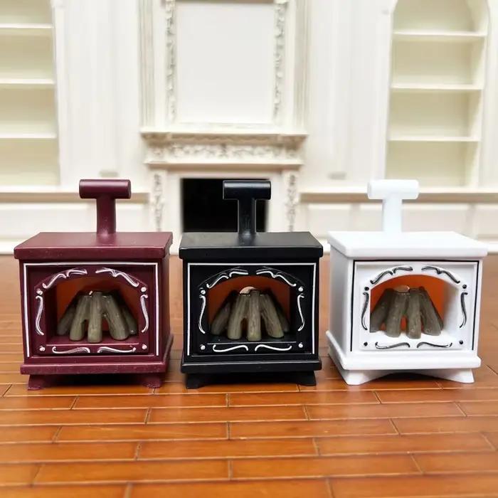 LED Mini cheminée veilleuse créative décoration de la maison bougie électronique lampe de nuit chambre d'enfants déco petites lampes de Table