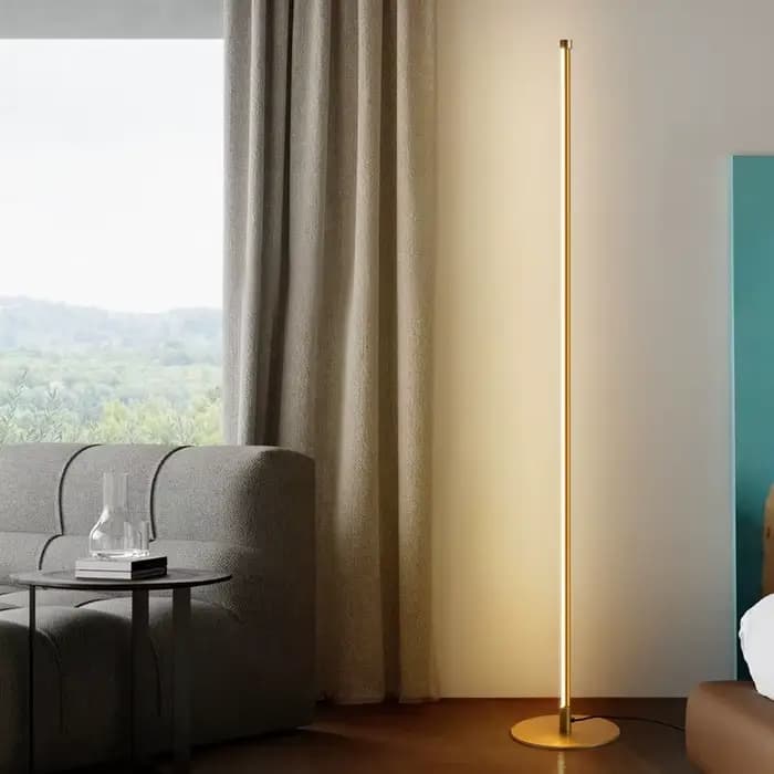 Décor à la maison support sol Led Simple lampadaires télécommande gradation lampes sur pied pour chambre coin lampadaire salon