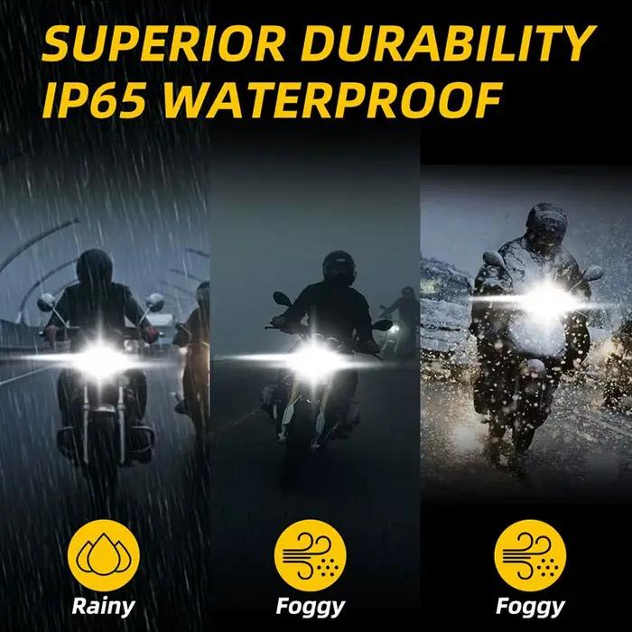 H4 LED Moto Phare Ampoules Salut Lo Faisceau Moto Lumières Pour Yamaha Kawasaki Suzuki H4 LED Lampe Avec Canbus Moto Phare