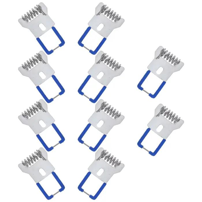 Accessoires d'éclairage, Clips à ressort encastrés, ressorts de garniture de lampe, pince de panneau LED, 10 pièces