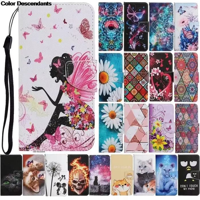 Étui portefeuille S25 Ultra pour Samsung Galaxy A26 A16 17 A36 A56 A06 A05S A35 A55 A25 S25+ Coque arrière à rabat en cuir 3D motif chat
