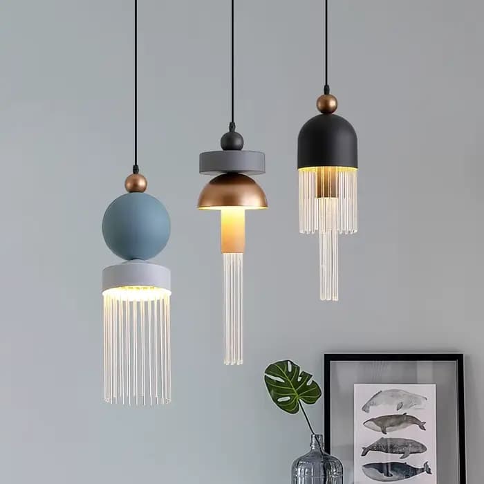 Lampe Suspendue au Design poumons Masiero Nappe Sonaron, Luminaire Scandinave Idéal pour un Restaurant, un Bar ou une Cuisine