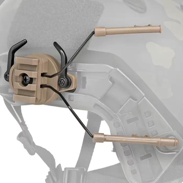 Support de casque tactique, adaptateur de Rail de casque rapide, support pivotant, accessoires de casque d'oreille de tir Airsoft, équipement tactique