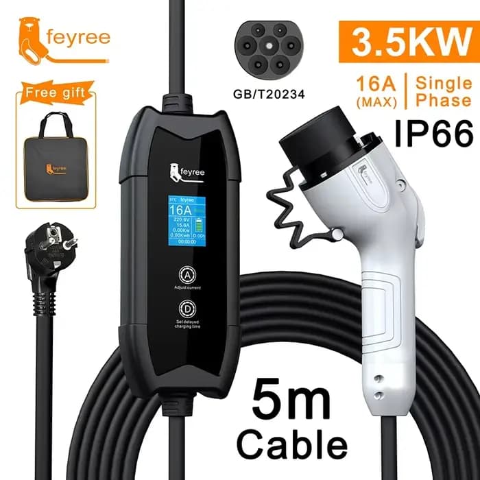 Chargeur EV Feyree Type 2 16A 3