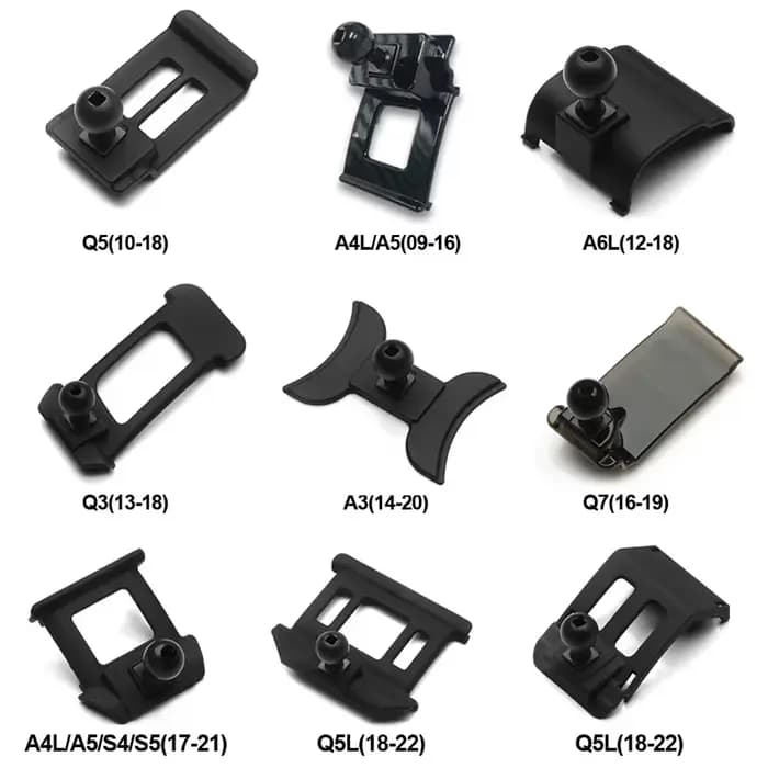 Support de téléphone GPS dédié pour Audi A1 A3 A4 A5 A6 Q3 Q5 Q7 Q5 A4L A6L Q3 A3 S4 S5 Q5L Q8 Q2L, base de montage