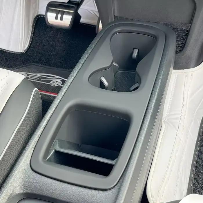 Panneau de tasse d'eau de contrôle central de modification intérieure de voiture, patch de cadre de protection, panneau décoratif blanc, Volkswagen ID3