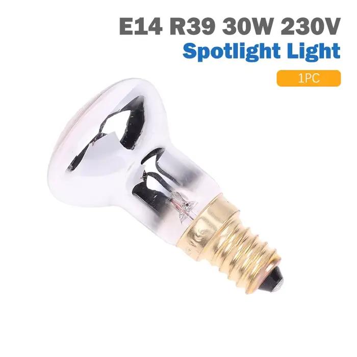 Lampe à lave de remplacement E14 R39 30W 230V, budgétaire à visser, ampoule à réflecteur clair, budgétaire à mouvement