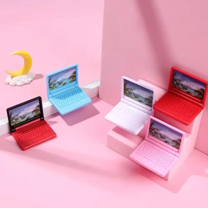 Mini ordinateur portable pliable, accessoires de beurre, ordinateur portable, jouet de bureau, mini courses, mode 216.239.
