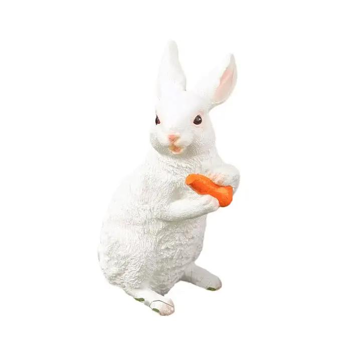 Lampe LED en Forme de Lapin et de Marijuana, Imperméable, Éclairage d'Extérieur, Idéal pour un Jardin, un Parc ou une Pelouse
