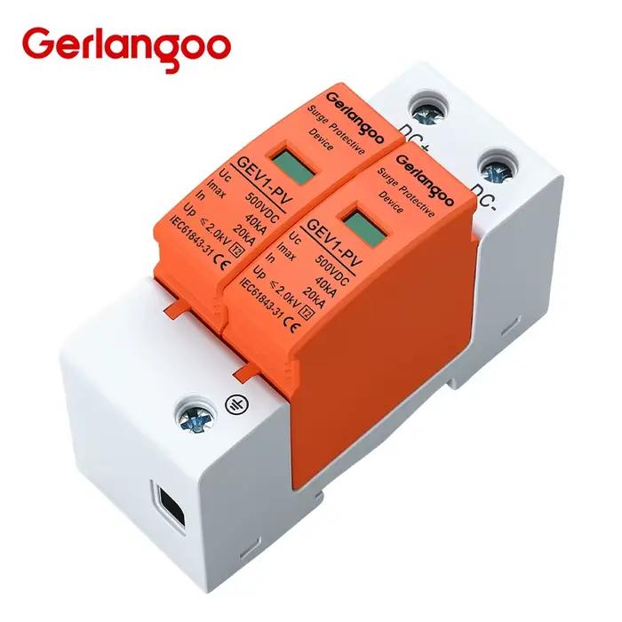 Dispositif de protection contre les surtensions CC 2P 500V 800V 1000V 10KA 20KA 40KA