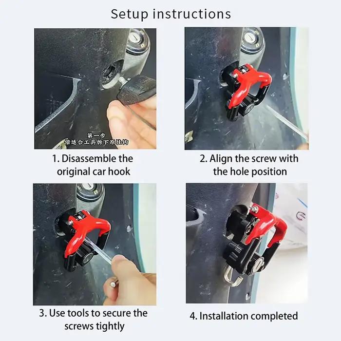 Accessoire essentiel pour moto/vélo : serrure antivol pour casque avec 2 clés, complète avec des outils d'installation.