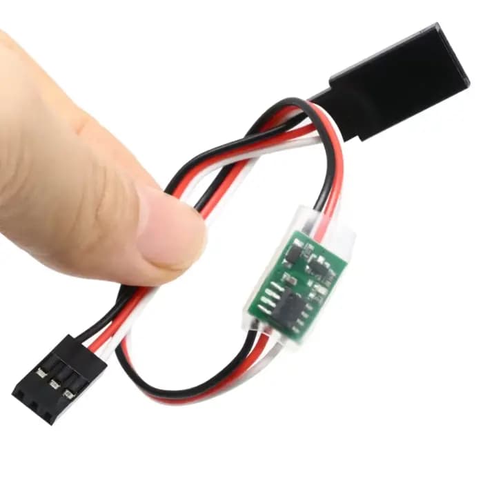 Convertisseur de Signal Servo, convertisseur lent à retard professionnel, mécanisme de direction, réducteur de Servo lent pour modèle RC, bricolage amélioré