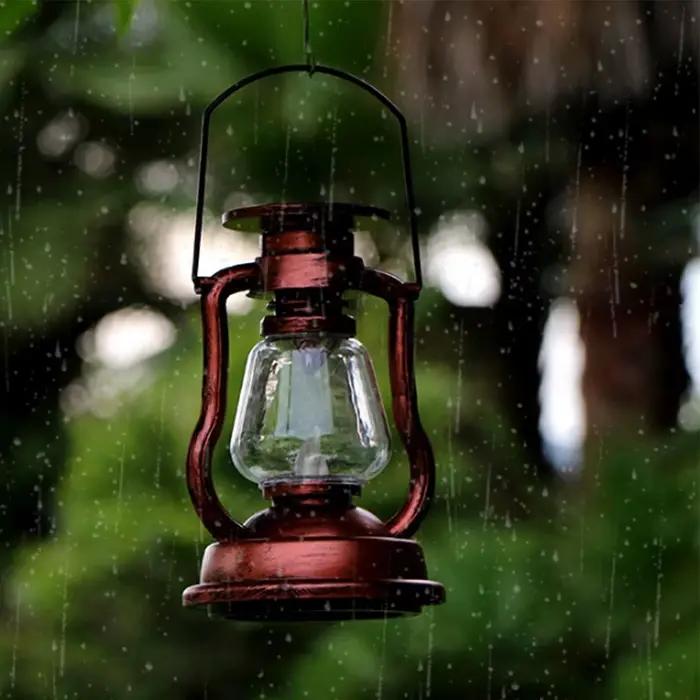 Lampe solaire LED rétro everso en plastique avec effet scintillant pour éclairage extérieur et décoration de jardin occasions spéciales