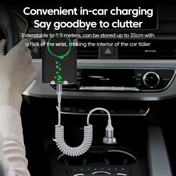 Câble de charge rapide USB 3A pour voiture