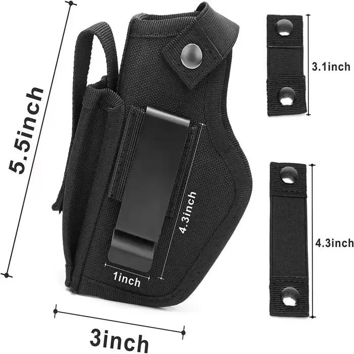 Étui pour pistolet tactique, étui dissimulé pour Glock 17 19 M9, main gauche droite, ceinture universelle, pochette de chasse