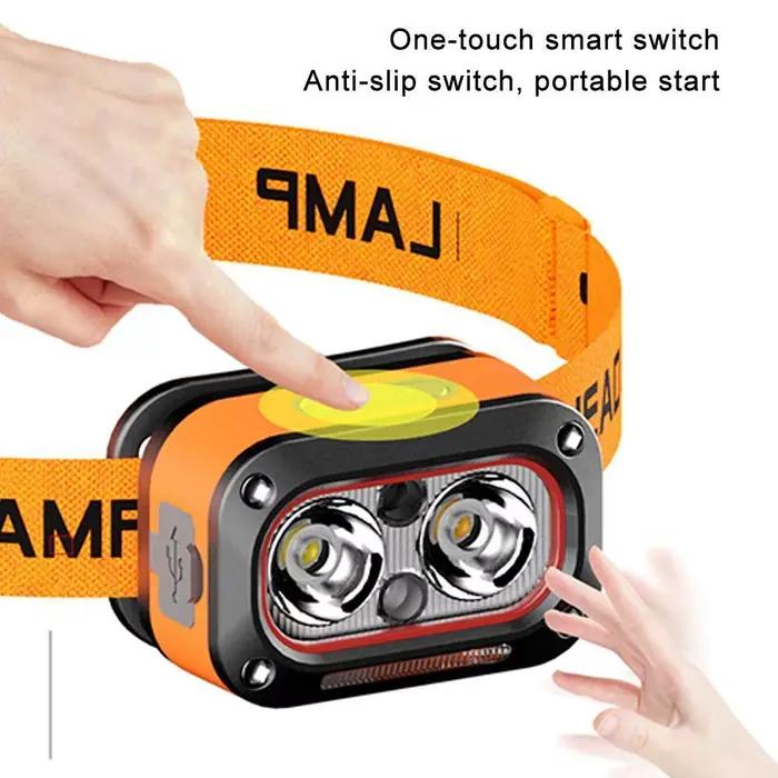Lampe frontale à détecteur de mouvement