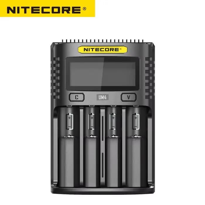 Nitecore – chargeur USB UM4 à quatre fentes QC