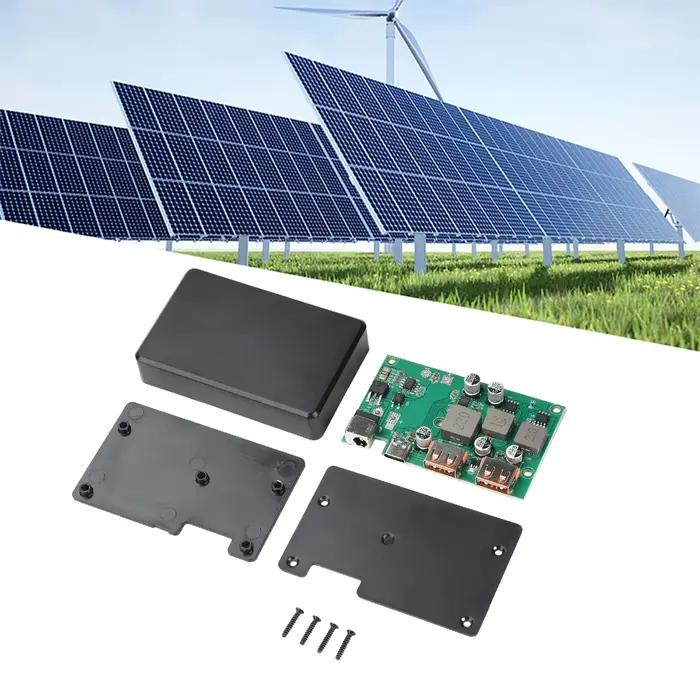 Module de chargeur DIY double USB Type-C avec contrôleur solaire QC2.0 3.0 PD 2.0 3.0 et stabilisateur de panneau