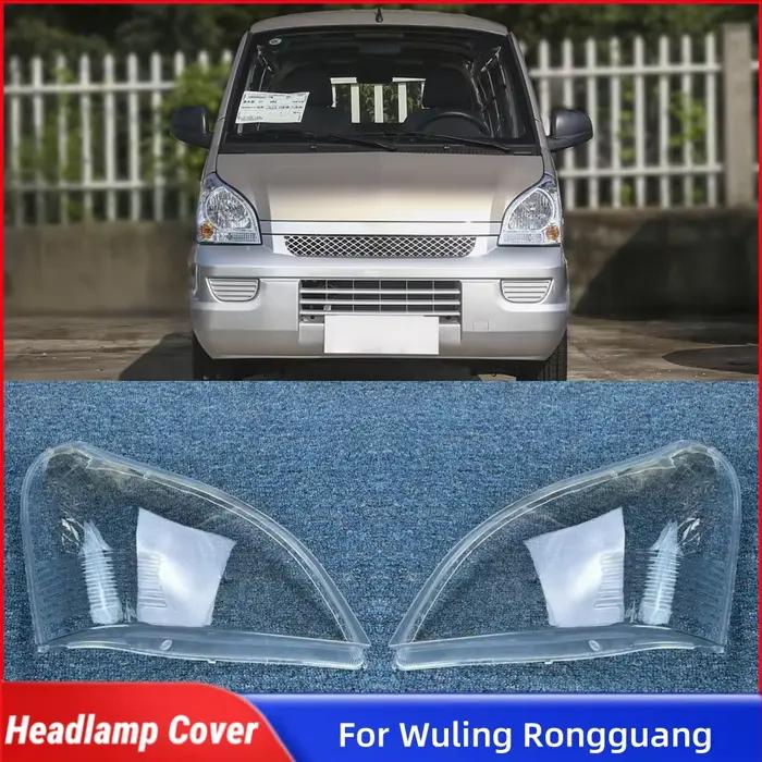 Pour Wuling Rongguang pièces de rechange de voiture lampe avant verre lampe coque voiture avant phare lentille couverture lumières coque
