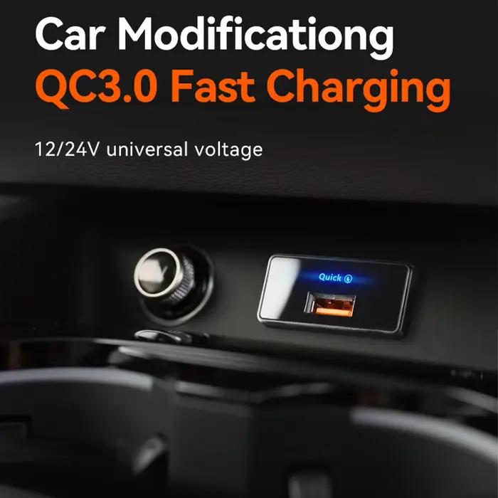 Chargeur de voiture 18W/30W 12V-24V PD Type C/USB USB