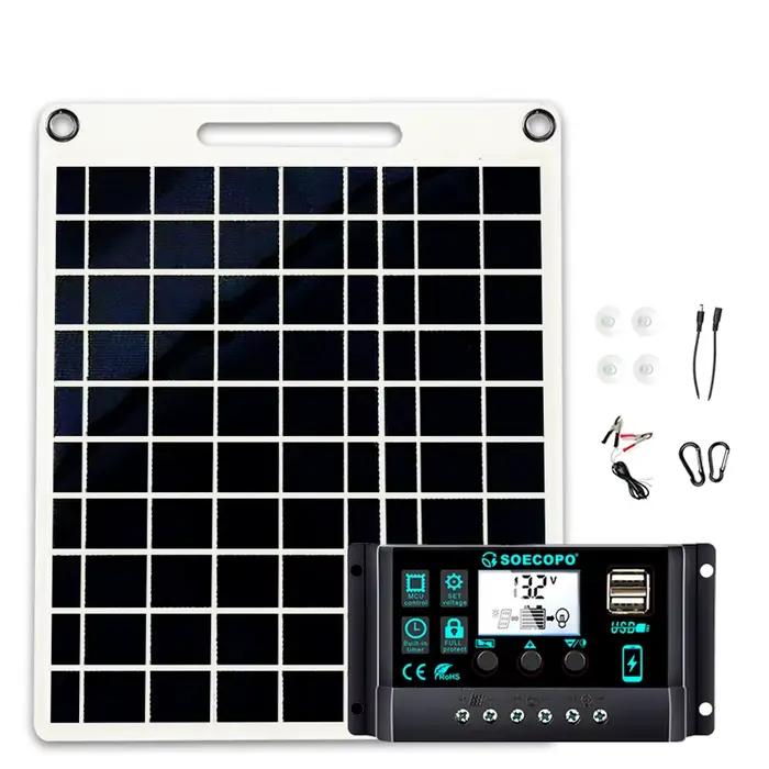 Kit de panneaux solaires 1000W avec contrôleur intelligent 100A